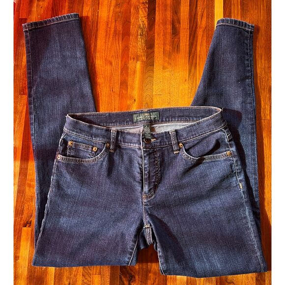 Women's LRL Ralph Lauren Jeans Co Straight Leg Dark Wash Blue Jeans Size 6 - Picture 7 of 7